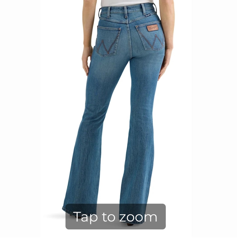 Wrangler Women's Classic Blue Flare Jeans